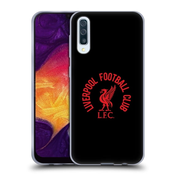 Head Case Designs Officially Licensed Liverpool Football Club Liver Bird Red LFC On Black Soft Gel Case Compatible with Samsung Galaxy A50/A30s (2019)