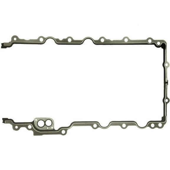 Oil Pan Gasket Set - Compatible with 2001 - 2010 Chrysler Sebring 2.7L V6 2002 2003 2004 2005 2006 2007 2008 2009