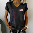 thumbnail image 5 of Womens Shirts Summer 250Th Anniversary Usa for Women 17762026 Patriotic American Flag V Neck T July 4Th Graphic Tee 250 Anniversary Usa Shirt Women Black 2XL, 5 of 8