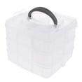 thumbnail image 1 of Caja de almacenamiento de 18 compartimentos Sunnimix Estuche de almacenamiento Organizador con divisores, 1 of 8