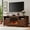 Brown, variant on Furmax 65 inch Electric Fireplace TV Stand with Adjustable Color Lighting & Remote Control, Media Console with 2 Cabinets & Shelves for Living Room, Bedroom, Entertainment Center, Light Yellow