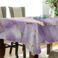 thumbnail image 5 of Yayeee Tablecloths 60" x 90" Rectangle Wrinkle Resistant Party Table Cover, Pastel Purple Marble Pattern, 5 of 8