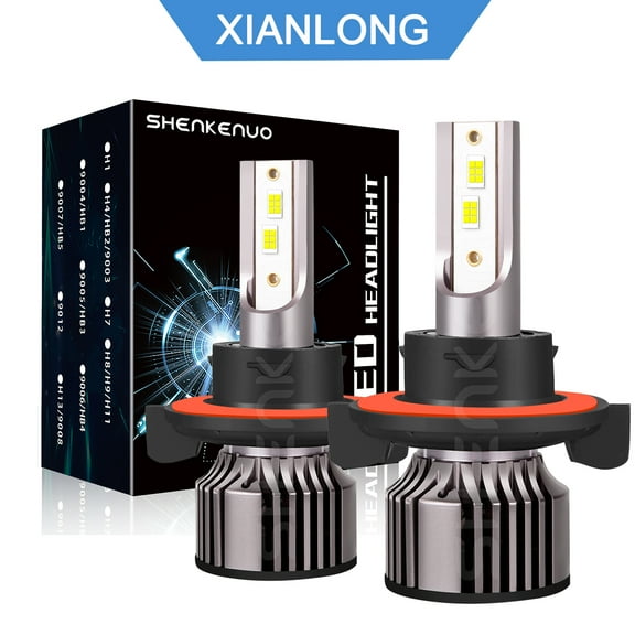 For Mini Cooper 2008-2014 LED Headlight Bulbs H13 9008 High Low Dual Beam Kit,6000K Cool White,plug and play