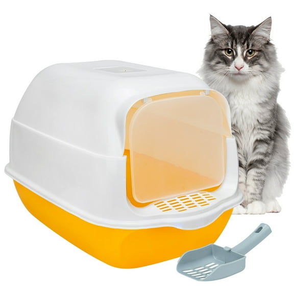 Arenero Cerrado Sanitario Para Gato Con Pala Puerta Abatible