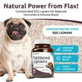 thumbnail image 4 of K9 Select Flaxseed SDG Lignans for Immune Support, Peanut Butter Flavor, 90 Tablets, 4 of 7