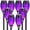 Purple-8PCS, variant on 8 Packs Solar Tiki Torch Lights with Flickering Flame, Waterproof H-alloween Solar Lights Outdoor, Solar H-alloween Pathway Lights, H-allowee Decor Lights for Garden, Lawn, Patio, Yard