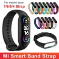 thumbnail image 2 of Correa para Xiaomi Mi Smart Band 7 6 5/4 3 Correa de reloj Pulsera Reemplazo Sport Wrist Color TPU Wristband Mi Band 7 6 5 Sport Tan Jianjun unisex, 2 of 2