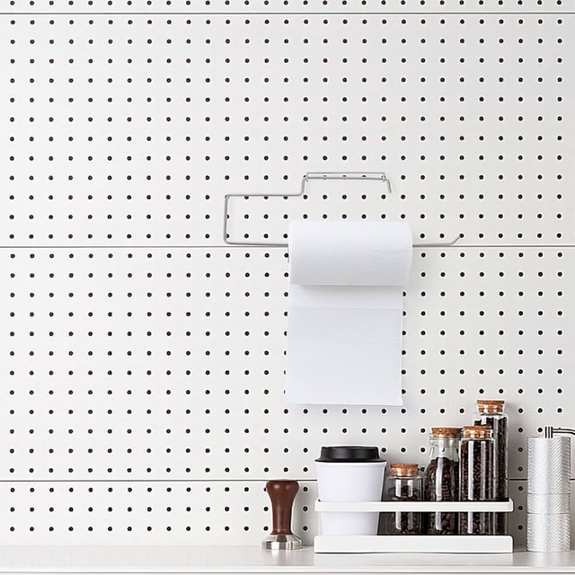 Homoyoyo 2Ud Colgador De Toallas De Metal Para Pegboard Soporte Resistente