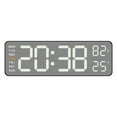 thumbnail image 1 of Bgsha 9 Inch Large Digital Wall Clock USB Powered Humidity Week Dimmer Table Clock, 1 of 10