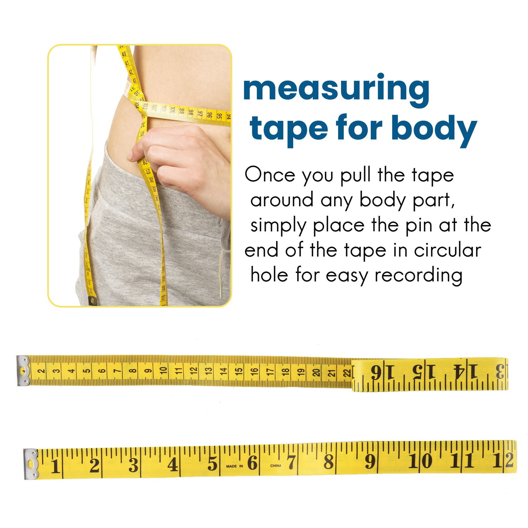 Durable Soft 3 Meter Sewing Tailor Tape Body Measuring Measure Ruler  Dressmak_ro 