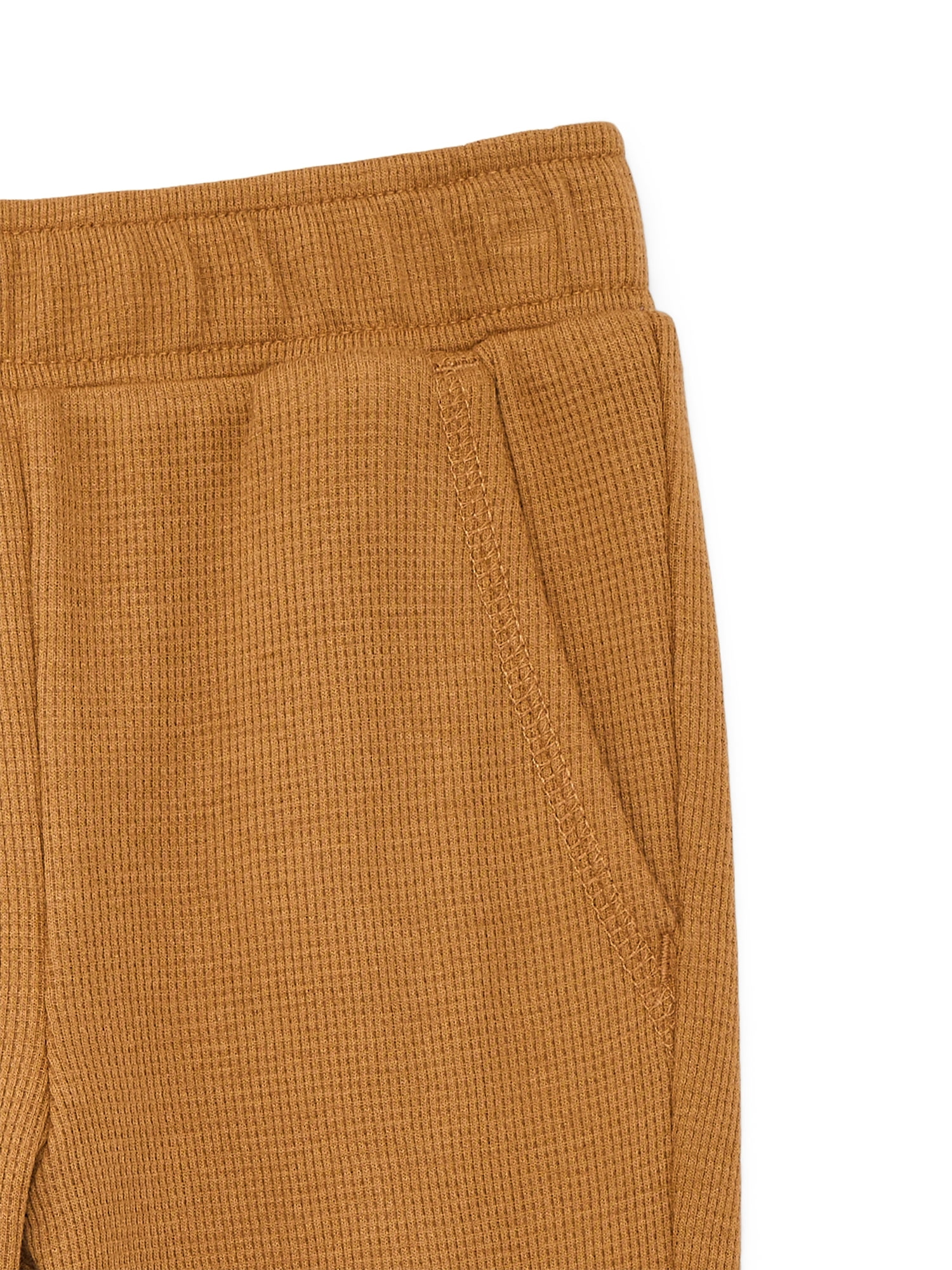 Garanimals Toddler Boys Holiday Solid Micro Thermal Joggers, Sizes 18M-5T