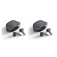 thumbnail image 1 of Moyic Auriculares inalámbricos Llamada manos libres Compatible con Bluetooth 5.2 Auriculares con reducción de ruido Auriculares con micrófono Negro 2piezas, 1 of 6