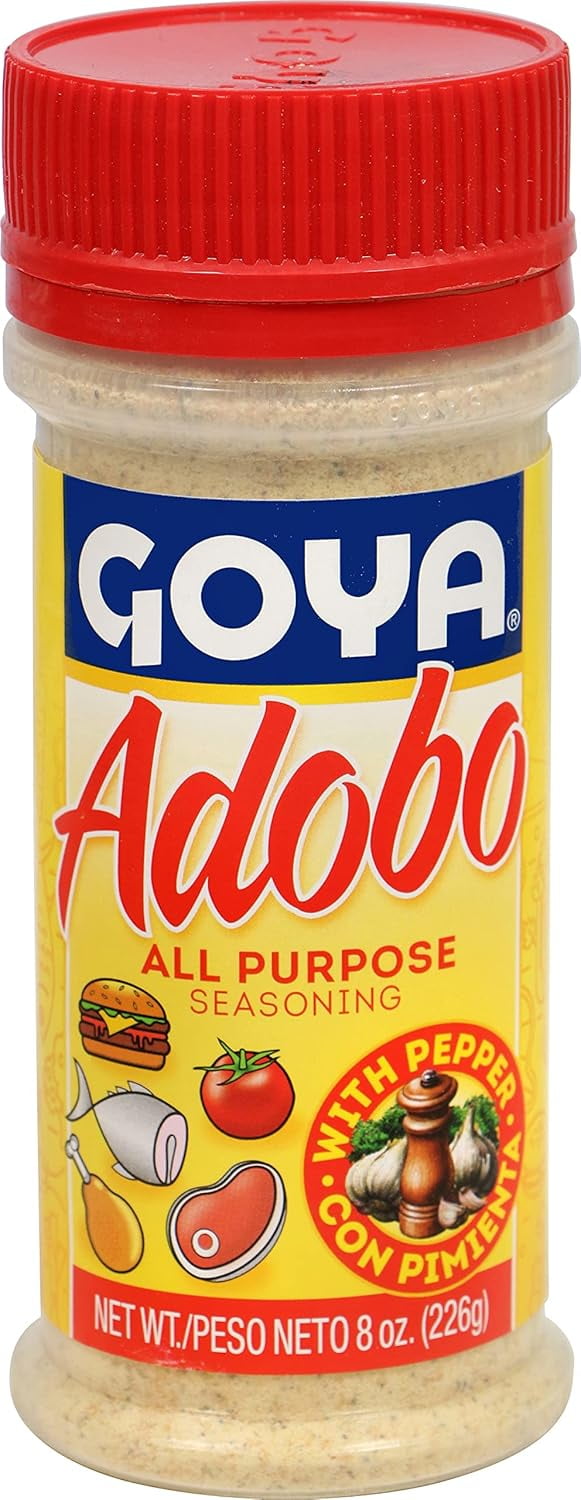 Ultimate Goya Seasoning Box – 7-Pack Variety: Five Adobo favorites – All Purpose with Pepper , Without Pepper , with Sazón, Lemon & Pepper, and with Cumin – plus two Sazón classics