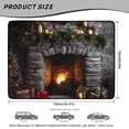 thumbnail image 7 of HUISEFOR Fireplace Car Trunk Mat 29" x 39" Anti Slip Scratchproof All Weather Trunk Protection Cargo Liner Easy To Clean Vehicle Interior Accessories Suitable for Most Cars, 7 of 7