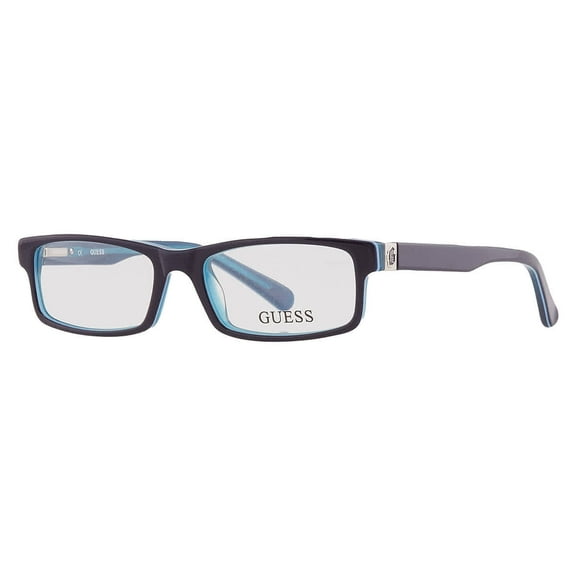 GUESS Women GU 9059 B24 Blue Black Frame Rectangular Eyeglasses 47mm