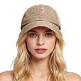 thumbnail image 2 of Miaoju Cancer Baseball Caps Cancer Awareness Accessories Adults Women Men Pink Ribbon Embroidered Hats Gifts, 2 of 5