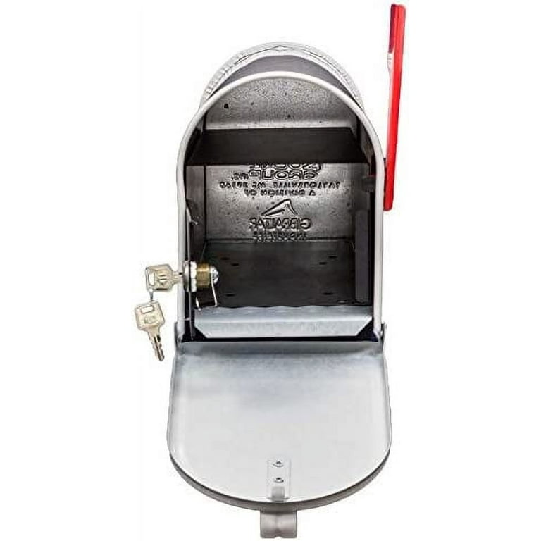 Gibraltar E1 Economy Galvanized Steel Mailbox with Locking Insert