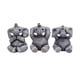 thumbnail image 2 of 3 estatuas de para bebé, estatuilla de Animal, adornos de escultura Feng Shui para decorativa de mesa de la sala de estar gris Sunnimix Estatua elegante, 2 of 8