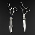 thumbnail image 2 of Juego de tijeras profesionales para cortar el cabello de 6 pulgadas con tijeras de entresacar, cuchillas ultra afiladas y mango ergonómico., 2 of 5