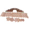 thumbnail image 1 of Juguete de Construcción de de Trenes Sistema Ferroviario de Simulación para Niños Niñas Salvador Dali Kits de trenes de madera, 1 of 9