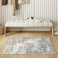 thumbnail image 4 of BERTHMEER 2'x3' Small Gray Area Rugs for Bathroom Bedroom Entryway Kitchen Dorm Entrance Non Slip Washable Gold Modern Abstract Contemporary Rugs, 4 of 5
