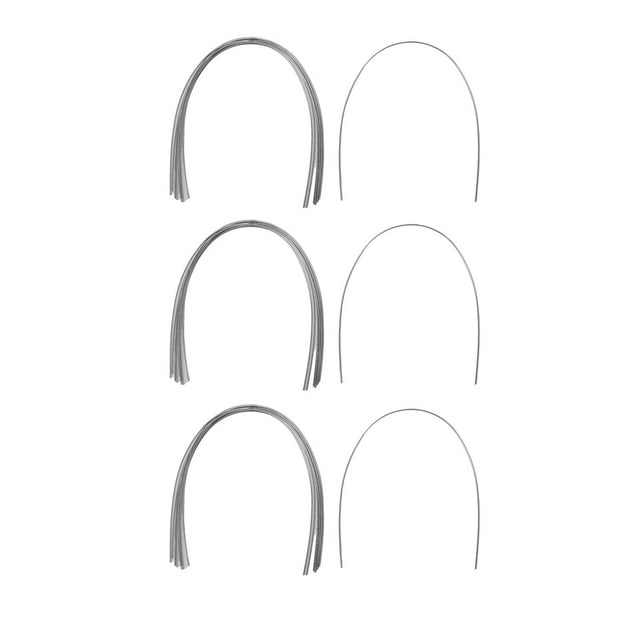Alambres de retención NikouMX 100 piezas Acero inoxidable ortodoncia dental