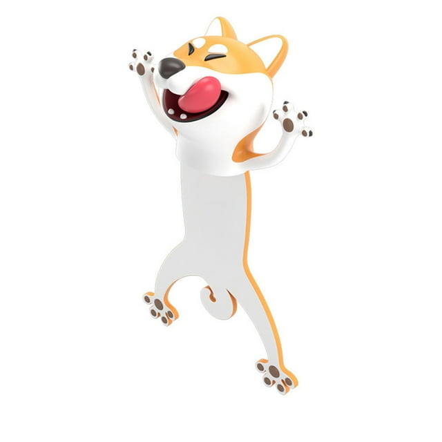 CAROOTU Wacky Bookmark for More Fun Reading 3D Stereo Cartoon Lovely Animal Bookmark Wacky Bookmark