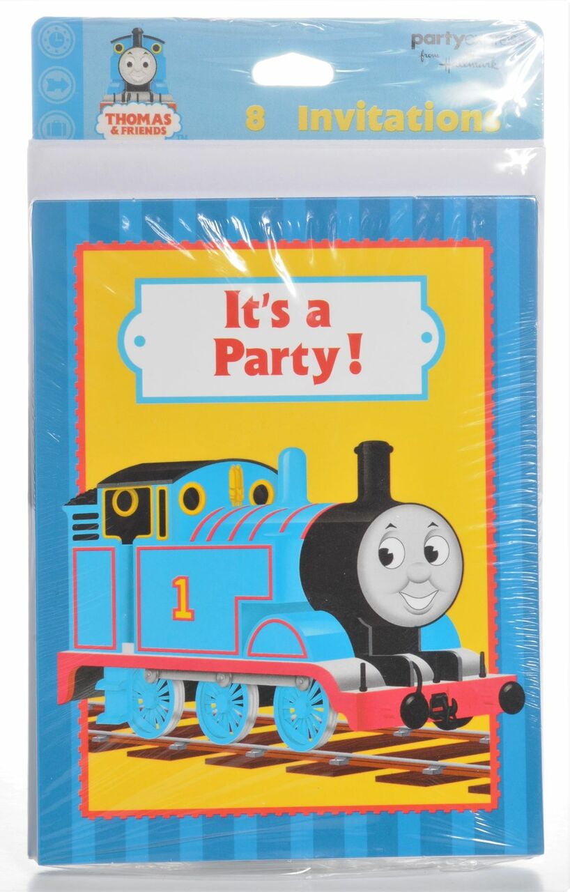 Thomas the Tank Engine 'Full Steam Ahead' Invitations w/ Envelopes (8ct) -  Walmart.com