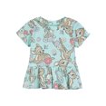 thumbnail image 2 of Character Baby Girls Rib Short Sleeve Top & Leggings Set, 2-Pice, Sizes 0/3 Months-24 Months, 2 of 5