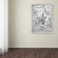 thumbnail image 2 of Trademark Fine Art "Hamsa Hand" Canvas Art by KCDoodleArt, 2 of 2