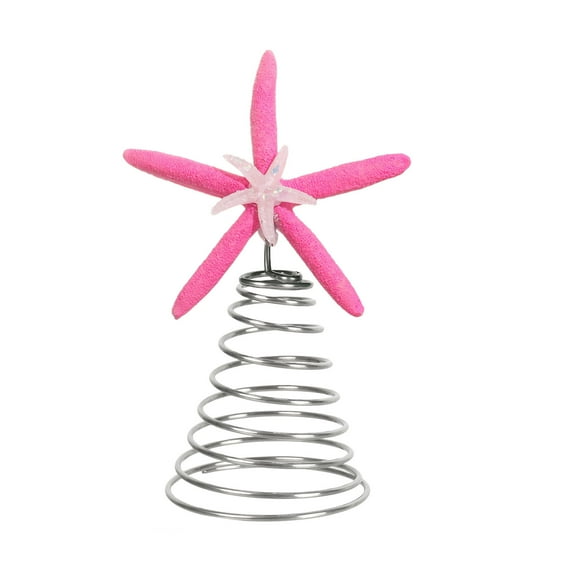 Christmas Tree Topper Star – Glitter Tree Top Decoration with Sparkling Finish, Lightweight & Easy to Install, Holiday Ornament