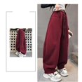 thumbnail image 4 of XIMIN Girls Wide Leg Baggy Sweatpants Dance Streetwears Loose Fit Athletic Pants Casual Elastic Waisted Lightweight Casual Fashion Active Trousers, 4 of 5