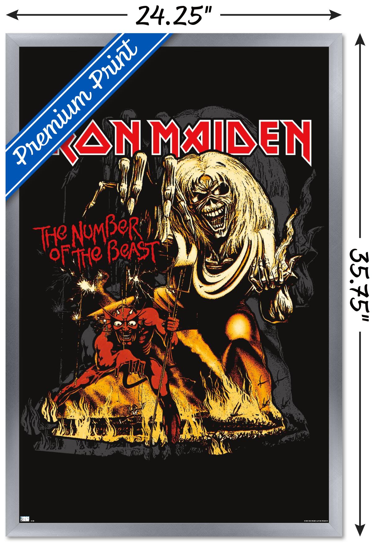 IRON MAIDEN ポスターThe Number of the Beast Amazon.com: Iron Maiden - Music Poster (Number Of The Beast
