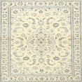 thumbnail image 1 of Ahgly Company Indoor Square Traditional Tan Brown Medallion Area Rugs, 3' Square, 1 of 6
