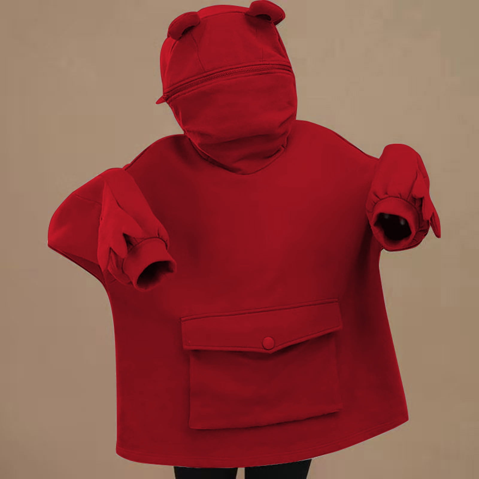 Fashion Womens Stitching Three-Dimensional Cute Design