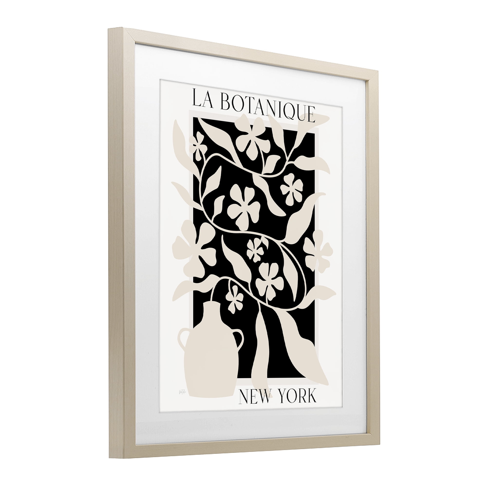 Stupell Industries La Botanique New York Birch Framed Print Under Glass, design by Natalie Carpentieri