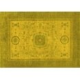 thumbnail image 1 of Ahgly Company Indoor Rectangle Abstract Yellow Modern Area Rugs, 8' x 10', 1 of 4