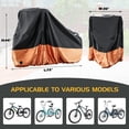 thumbnail image 2 of Funda para triciclo MOONCOOL, impermeable y a prueba de polvo, 191 x 76 x 112 cm, 2 of 6