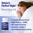 thumbnail image 2 of Nature's Perfect Night, Melatonin 20mg Supplement, 180 Fast Dissolve Tablets, Natural Berry Flavor 2-Pack, 2 of 7