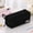 Black, variant on RNKR Large Capacity Pencil Case, Multi Compartment Canvas with Dual Zipper, Portable Pen Bag for School Office College Travel