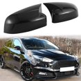 thumbnail image 3 of Espejo retrovisor de cristal lateral con cuerno de buey negro brillante para Ford Focus, 3 of 5