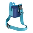 thumbnail image 2 of Bolsa para transportar botellas de agua, correa para el hombro, funda portátil para vasos con bolsillo para teléfono, ideal para picnic, deportes, Azul, 2 of 7