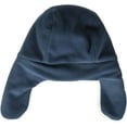 thumbnail image 2 of Hudson Baby Infant Boy Fleece Trapper Hat and Mitten 2pc Set, Coronet Blue, 0-6 Months, 2 of 4