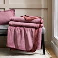 thumbnail image 4 of Better Homes & Gardens Ultra Soft Bonded Plush Bed Blanket, Violet, Full/Queen Size, 90 x 92 in, 4 of 7