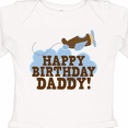 thumbnail image 4 of Inktastic Happy Birthday Daddy Boys or Girls Long Sleeve Baby Bodysuit, 4 of 5
