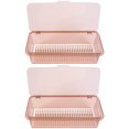 thumbnail image 3 of 2pcs Flatware Tray Kitchen Drawer Organizer With Lid Kitchen Cutlery Tray Utensil Container, 3 of 9