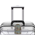 thumbnail image 5 of Sikiie Barbeque Luggage Tag for Suitcase Leather Baggage Tag with Stainless Steel Loop Privacy Cover for Women Men Girls-1, 5 of 5