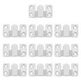 thumbnail image 1 of Shisuyan Prevent Falling Bracket Silver 12Pack 2.08x1.18x0.16 Inch, 1 of 9