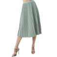 thumbnail image 1 of Falda plisada brillo sutil AMAD verde claro S AMAD SS22-F16, 1 of 5