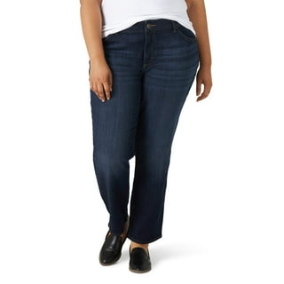 ELOQUII Elements Women's Plus Size Wide Leg Crop Jean - Walmart.com